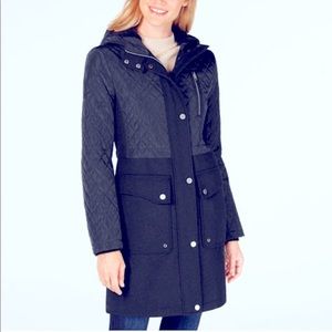 Lucky brand quilted panel coat size S